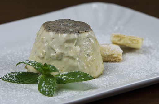 Panna cotta al pistacchio